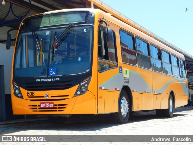 Expresso Presidente Getúlio 606 na cidade de Gaspar, Santa Catarina, Brasil, por Andrews  Fuscolin. ID da foto: 10722231.