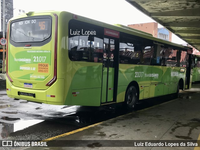 Viação Pendotiba 2.1.017 na cidade de Niterói, Rio de Janeiro, Brasil, por Luiz Eduardo Lopes da Silva. ID da foto: 10718878.