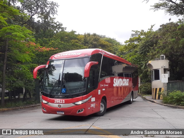 Viação Santa Cruz 29823 na cidade de São Paulo, São Paulo, Brasil, por Andre Santos de Moraes. Número da foto: #10720740.