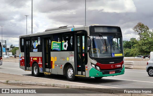 Transwolff Transportes e Turismo 7 8508 na cidade de São Paulo, São Paulo, Brasil, por Francisco Ivano. Número da foto: #10722001.