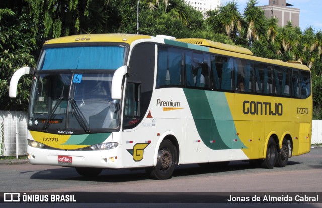 Empresa Gontijo de Transportes 17270 na cidade de Curitiba, Paraná, Brasil, por Jonas de Almeida Cabral. ID da foto: 10721714.