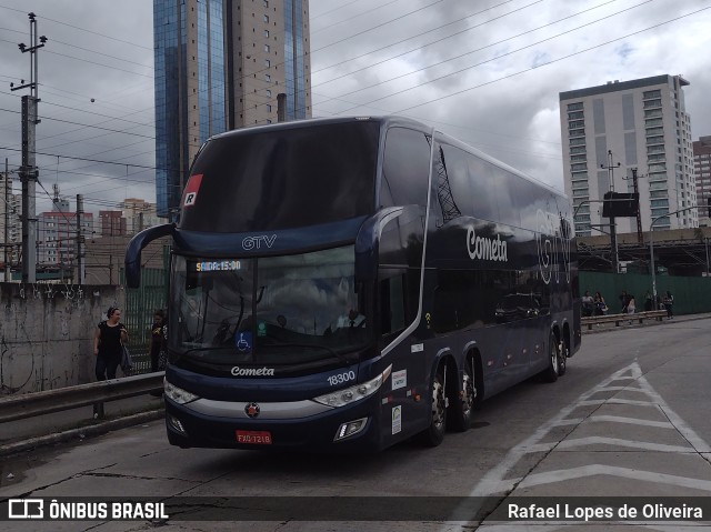 Viação Cometa 18300 na cidade de São Paulo, São Paulo, Brasil, por Rafael Lopes de Oliveira. ID da foto: 10723317.