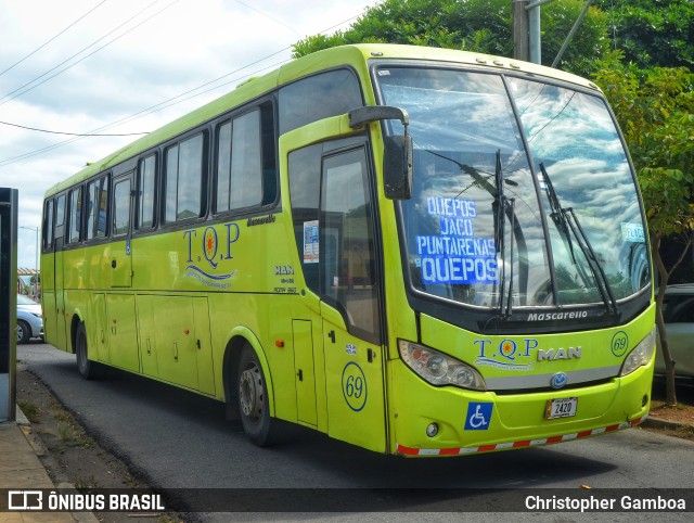 TQP - Transportes Quepos Puntarenas 69 na cidade de Puntarenas, Puntarenas, Puntarenas, Costa Rica, por Christopher Gamboa. ID da foto: 10724283.