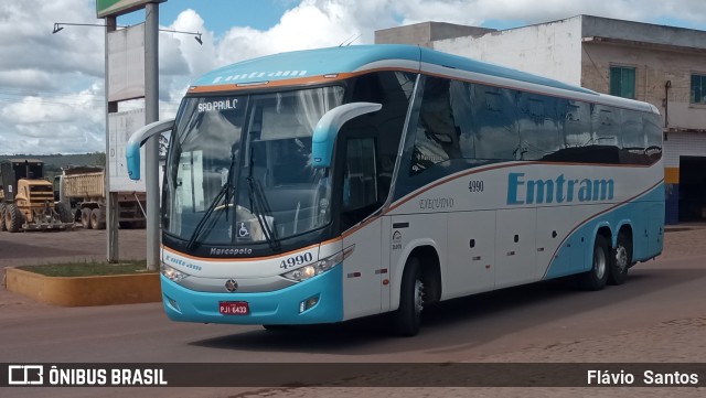 Emtram 4990 na cidade de Barra da Estiva, Bahia, Brasil, por Flávio  Santos. ID da foto: 10723394.