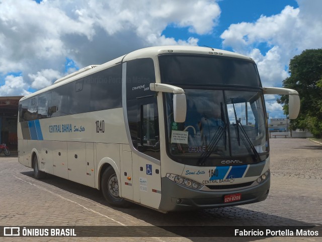 Viação Central Bahia de Transportes 1840 na cidade de Vitória da Conquista, Bahia, Brasil, por Fabrício Portella Matos. Número da foto: #10725366.