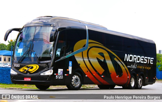 Expresso Nordeste 5120 na cidade de São Paulo, São Paulo, Brasil, por Paulo Henrique Pereira Borges. Número da foto: #10725512.
