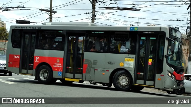 Allibus Transportes 4 5214 na cidade de São Paulo, São Paulo, Brasil, por cle giraldi. ID da foto: 10725687.