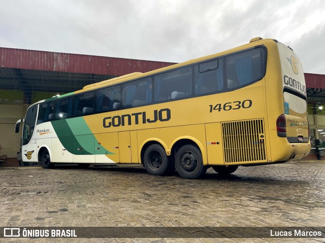 Empresa Gontijo de Transportes 14630 na cidade de Leopoldina, Minas Gerais, Brasil, por Lucas Marcos. Número da foto: #10723340.