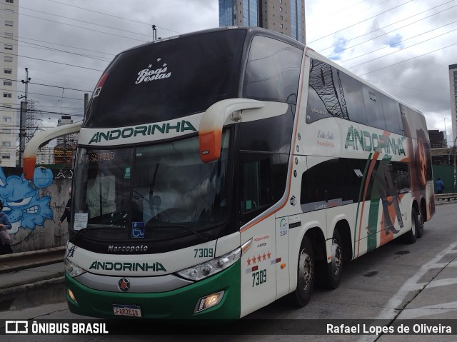 Empresa de Transportes Andorinha 7309 na cidade de São Paulo, São Paulo, Brasil, por Rafael Lopes de Oliveira. Número da foto: #10723335.