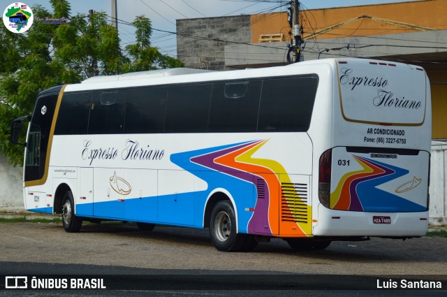 Expresso Floriano 031 na cidade de Teresina, Piauí, Brasil, por Luis Santana. Número da foto: #10724459.