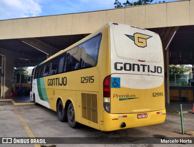 Empresa Gontijo de Transportes 12915 na cidade de Ribeirão Preto, São Paulo, Brasil, por Marcelo Horta. ID da foto: 10723563.