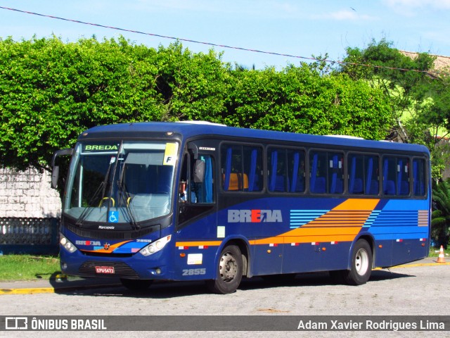 Breda Transportes e Serviços 2855 na cidade de Cubatão, São Paulo, Brasil, por Adam Xavier Rodrigues Lima. ID da foto: 10726437.