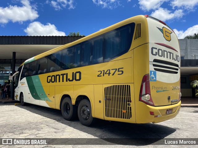 Empresa Gontijo de Transportes 21475 na cidade de Vitória da Conquista, Bahia, Brasil, por Lucas Marcos. Número da foto: #10723367.