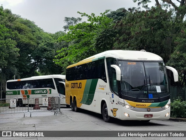 Empresa Gontijo de Transportes 18580 na cidade de São Paulo, São Paulo, Brasil, por Luiz Henrique Fornazari Toledo. ID da foto: 10726111.