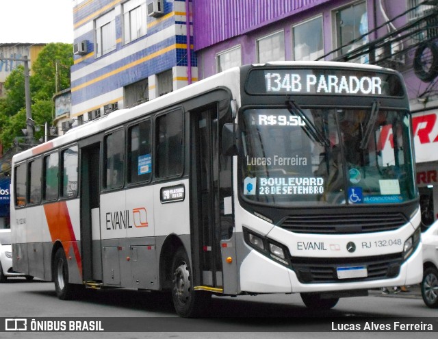 Evanil Transportes e Turismo RJ 132.048 na cidade de Nova Iguaçu, Rio de Janeiro, Brasil, por Lucas Alves Ferreira. Número da foto: #10724747.
