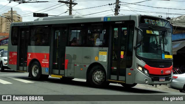 Allibus Transportes 4 5214 na cidade de São Paulo, São Paulo, Brasil, por cle giraldi. Número da foto: #10725700.