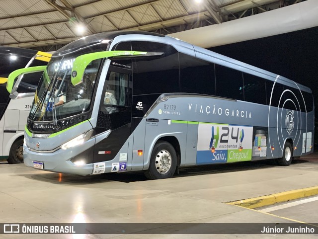 Viação Garcia 82179 na cidade de Marília, São Paulo, Brasil, por Júnior Juninho. ID da foto: 10724168.