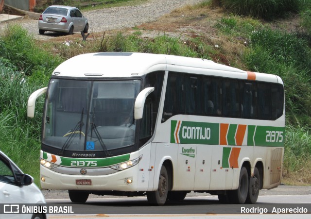 Empresa Gontijo de Transportes 21375 na cidade de Conselheiro Lafaiete, Minas Gerais, Brasil, por Rodrigo  Aparecido. ID da foto: 10725373.