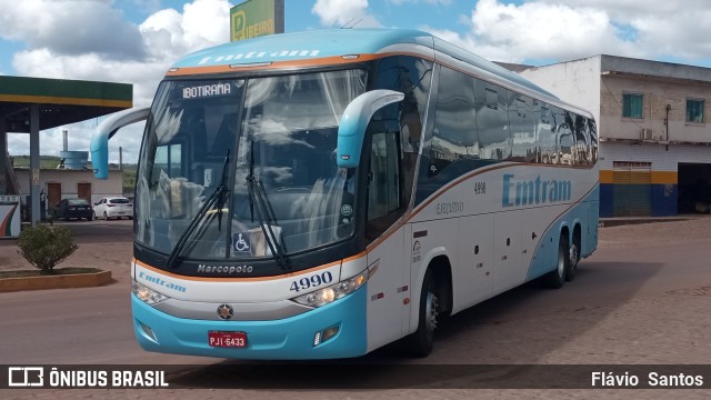 Emtram 4990 na cidade de Barra da Estiva, Bahia, Brasil, por Flávio  Santos. Número da foto: #10723398.