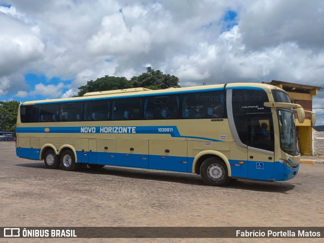 Viação Novo Horizonte 1030911 na cidade de Vitória da Conquista, Bahia, Brasil, por Fabrício Portella Matos. ID da foto: 10725758.