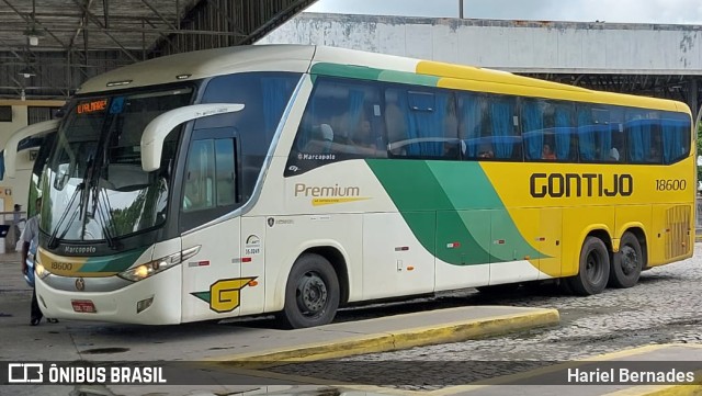 Empresa Gontijo de Transportes 18600 na cidade de Campos dos Goytacazes, Rio de Janeiro, Brasil, por Hariel Bernades. ID da foto: 10725152.