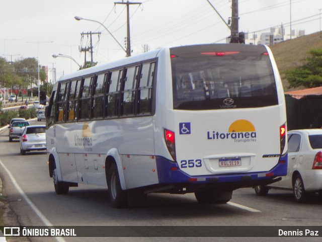 Litorânea Transportes 253 na cidade de Natal, Rio Grande do Norte, Brasil, por Dennis Paz. Número da foto: #10723620.