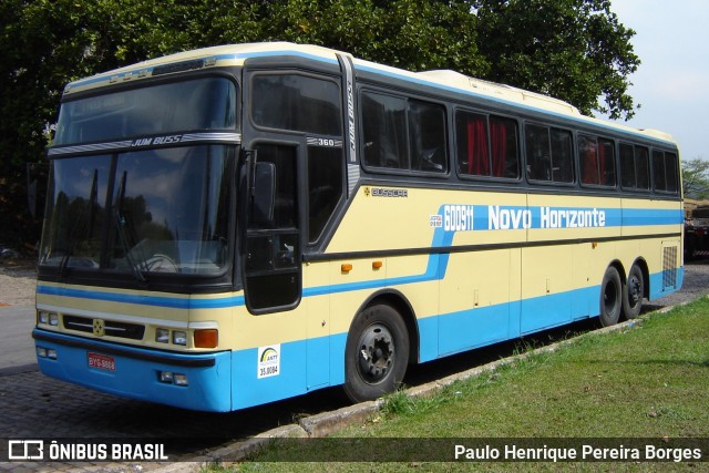 Viação Novo Horizonte 600911 na cidade de Barra do Piraí, Rio de Janeiro, Brasil, por Paulo Henrique Pereira Borges. ID da foto: 10631737.