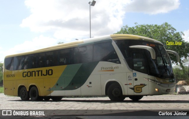 Empresa Gontijo de Transportes 18055 na cidade de João Pessoa, Paraíba, Brasil, por Carlos Júnior. ID da foto: 10629174.