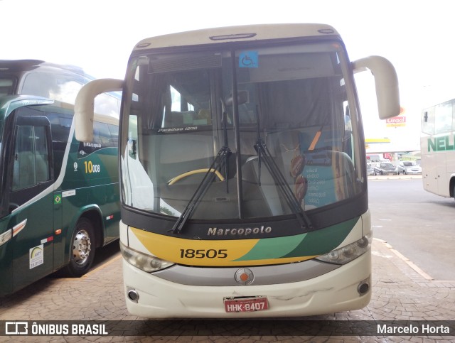 Empresa Gontijo de Transportes 18505 na cidade de Ribeirão Preto, São Paulo, Brasil, por Marcelo Horta. Número da foto: #10629116.