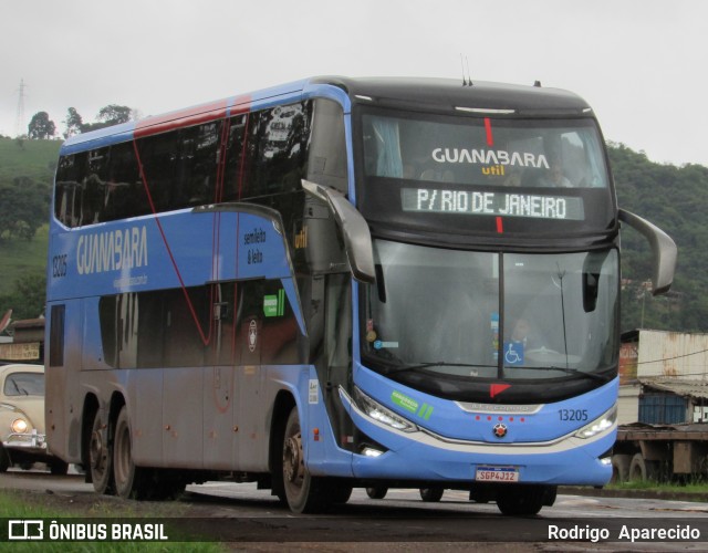 UTIL - União Transporte Interestadual de Luxo 13205 na cidade de Conselheiro Lafaiete, Minas Gerais, Brasil, por Rodrigo  Aparecido. Número da foto: #10631455.