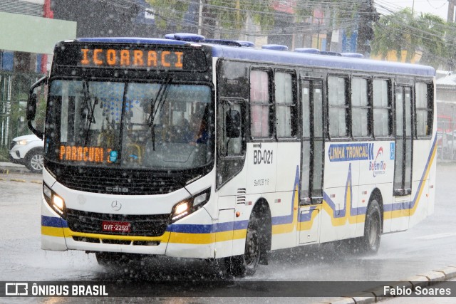 Belém Rio Transportes BD-021 na cidade de Belém, Pará, Brasil, por Fabio Soares. Número da foto: #10629192.