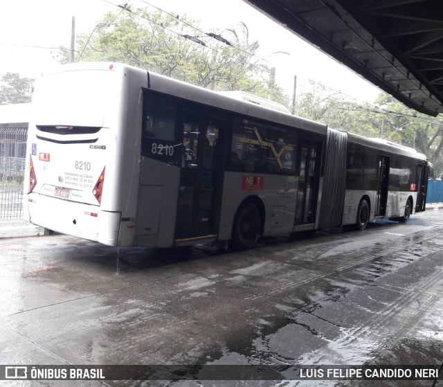 Next Mobilidade - ABC Sistema de Transporte 8210 na cidade de São Paulo, São Paulo, Brasil, por LUIS FELIPE CANDIDO NERI. Número da foto: #10632687.