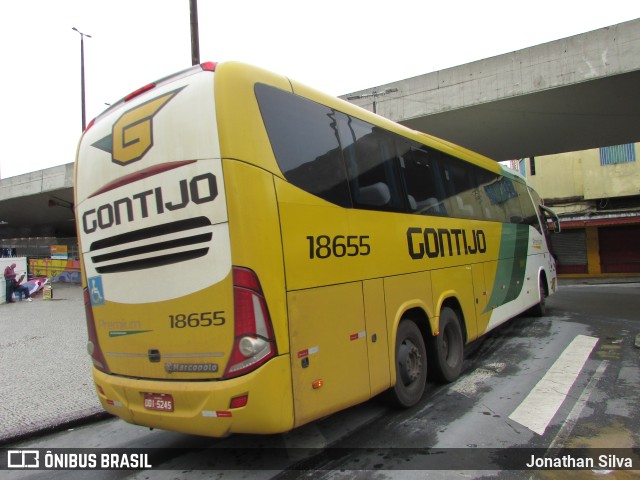 Empresa Gontijo de Transportes 18655 na cidade de Belo Horizonte, Minas Gerais, Brasil, por Jonathan Silva. ID da foto: 10628548.