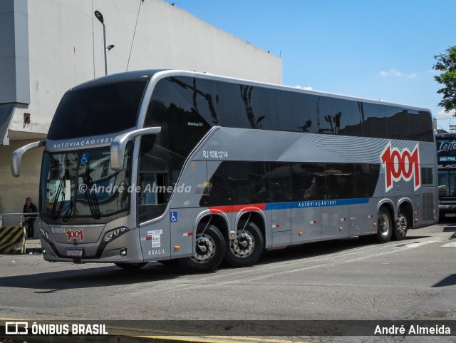 Auto Viação 1001 RJ 108.1214 na cidade de Rio de Janeiro, Rio de Janeiro, Brasil, por André Almeida. ID da foto: 10631217.