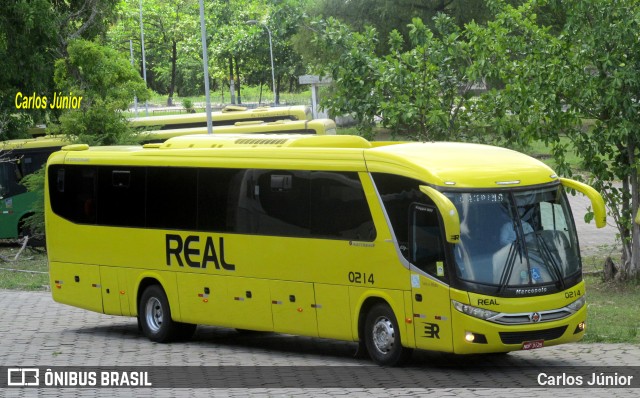 Expresso Real Bus 0214 na cidade de João Pessoa, Paraíba, Brasil, por Carlos Júnior. Número da foto: #10629908.
