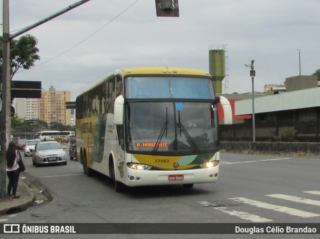 Empresa Gontijo de Transportes 17110 na cidade de Belo Horizonte, Minas Gerais, Brasil, por Douglas Célio Brandao. ID da foto: 10630622.