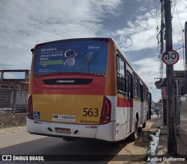 Empresa Metropolitana 563 na cidade de Jaboatão dos Guararapes, Pernambuco, Brasil, por Áudios Guilherme. ID da foto: 10631386.