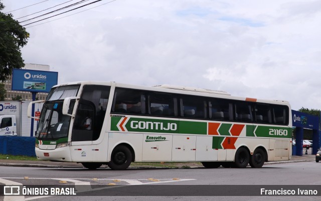 Empresa Gontijo de Transportes 21160 na cidade de São Paulo, São Paulo, Brasil, por Francisco Ivano. ID da foto: 10631263.