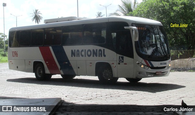 Expresso Nacional de Luxo 1096 na cidade de João Pessoa, Paraíba, Brasil, por Carlos Júnior. Número da foto: #10629191.
