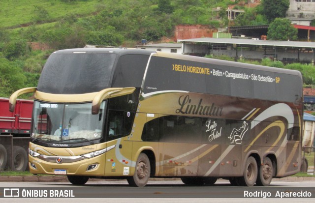 Linhatur Turismo e Fretamento 8020 na cidade de Conselheiro Lafaiete, Minas Gerais, Brasil, por Rodrigo  Aparecido. Número da foto: #10631436.
