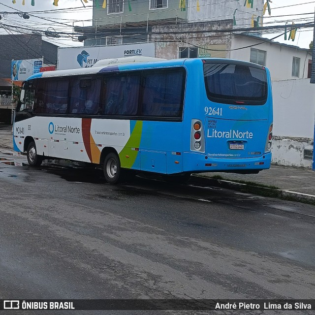 Viação Litoral Norte 92641 na cidade de Lauro de Freitas, Bahia, Brasil, por André Pietro Lima da Silva. Número da foto: #10631265.