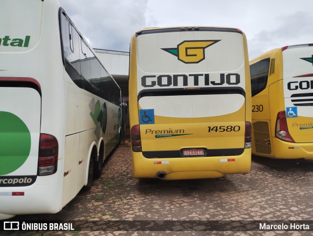 Empresa Gontijo de Transportes 14580 na cidade de Ribeirão Preto, São Paulo, Brasil, por Marcelo Horta. ID da foto: 10629154.