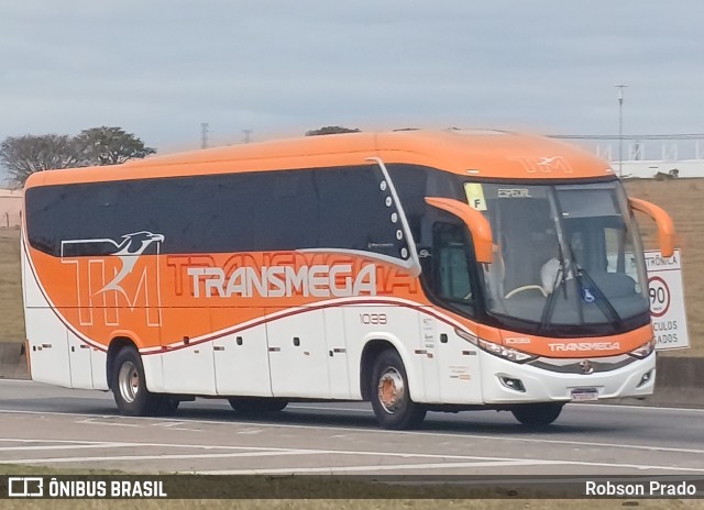 Transmega Transportes e Turismo 1039 na cidade de São José dos Campos, São Paulo, Brasil, por Robson Prado. Número da foto: #10631426.