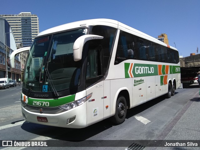 Empresa Gontijo de Transportes 21670 na cidade de Belo Horizonte, Minas Gerais, Brasil, por Jonathan Silva. Número da foto: #10628541.