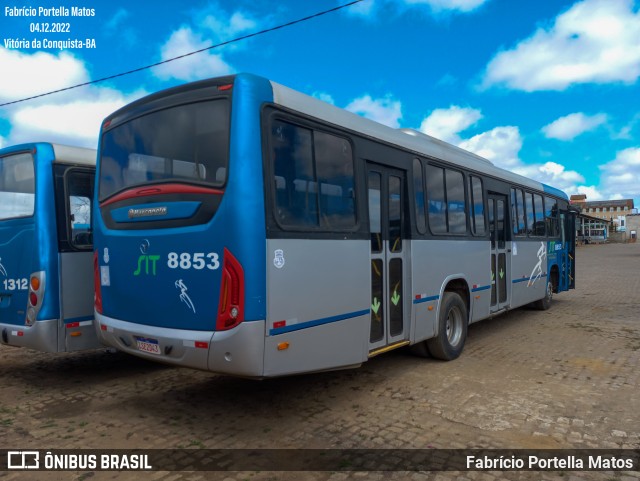 ATT - Atlântico Transportes e Turismo - Vitória da Conquista 8853 na cidade de Vitória da Conquista, Bahia, Brasil, por Fabrício Portella Matos. Número da foto: #10630432.