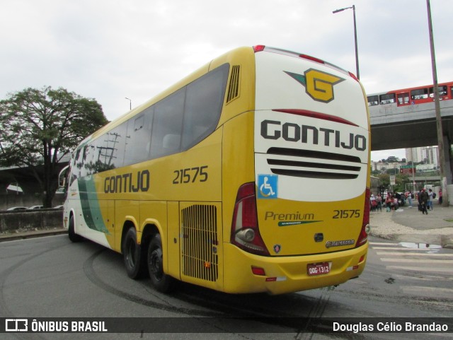 Empresa Gontijo de Transportes 21575 na cidade de Belo Horizonte, Minas Gerais, Brasil, por Douglas Célio Brandao. ID da foto: 10631397.