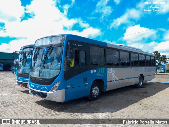 ATT - Atlântico Transportes e Turismo 8802 na cidade de Vitória da Conquista, Bahia, Brasil, por Fabrício Portella Matos. ID da foto: 10630531.