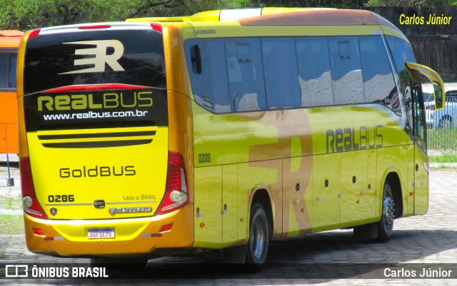 Expresso Real Bus 0286 na cidade de João Pessoa, Paraíba, Brasil, por Carlos Júnior. ID da foto: 10630028.