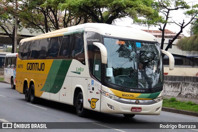 Empresa Gontijo de Transportes 16075 na cidade de Belo Horizonte, Minas Gerais, Brasil, por Rodrigo Barraza. ID da foto: 10632075.