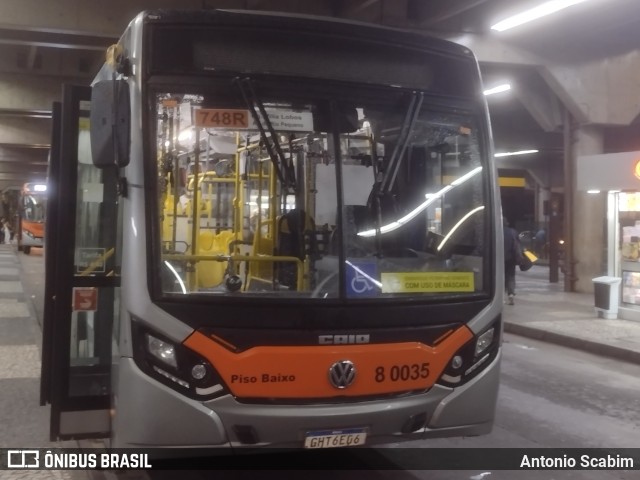 TRANSPPASS - Transporte de Passageiros 8 0035 na cidade de São Paulo, São Paulo, Brasil, por Antonio Scabim. ID da foto: 10631738.